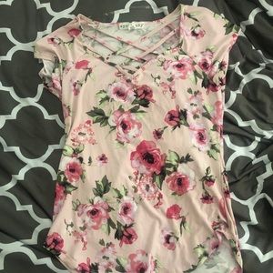 Eye candy strappy shirt
